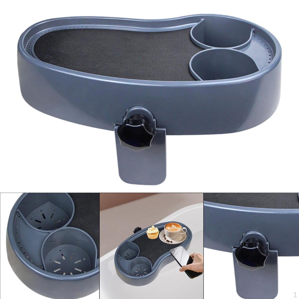 Adjustable Tub Table Tray Bath for Tub, Non Slip, Heavy Duty, Side Patio