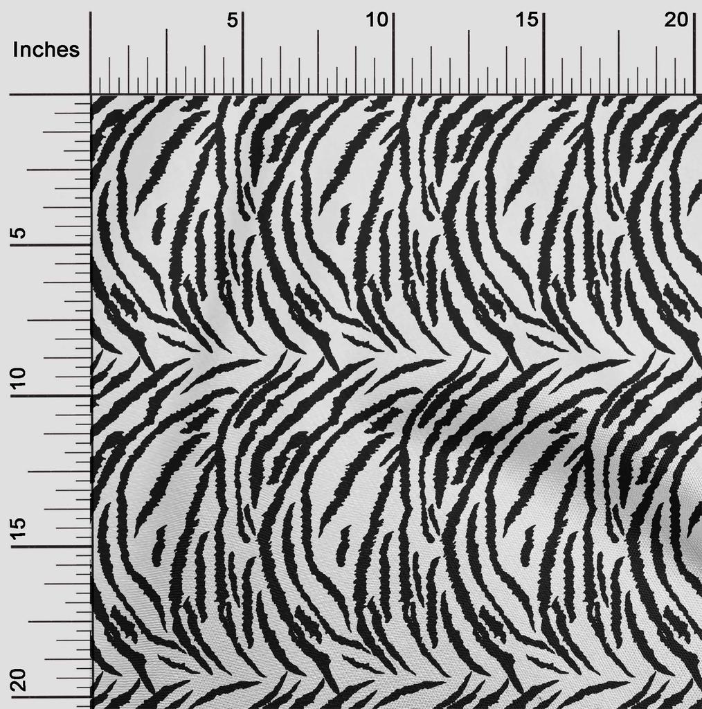 oneOone Cotton Flex Lime Green Fabric Tiger Animal Skin Sewing Fabric By The Yard Printed Diy Clothing Sewing Supplies 40 Inch