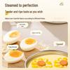 Compact Stainless Steel Automatic Egg Boiler with Auto-Off