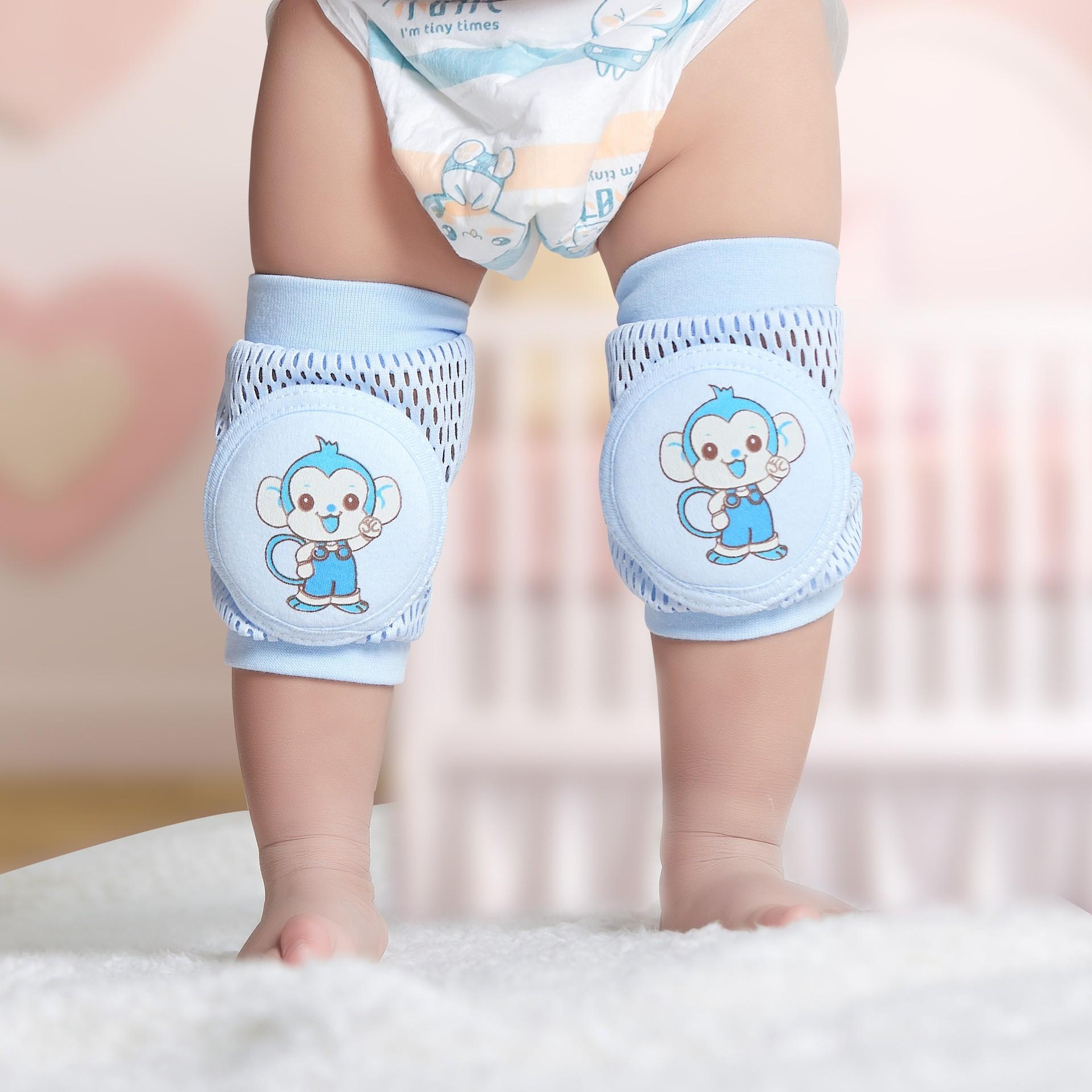 

Baby Walking Knee Guard, Infant Crawling Gear, Breathable Mesh Knee Guard one size білий