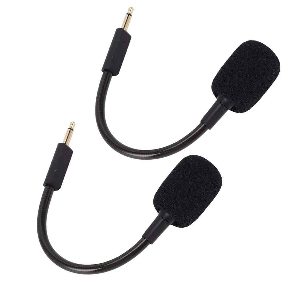 2PCS Mic Replacement for Kraken V3 Wired USB Gaming Headset Noise Cancelling Boom Microphone with 3.5mm Plug