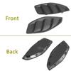 Hood Vent Louvers Cover Trim for Jeep Wrangler JK Rubicon 2007-2017 10th Anniversary Hood Vent Covers Car Styling Accessories