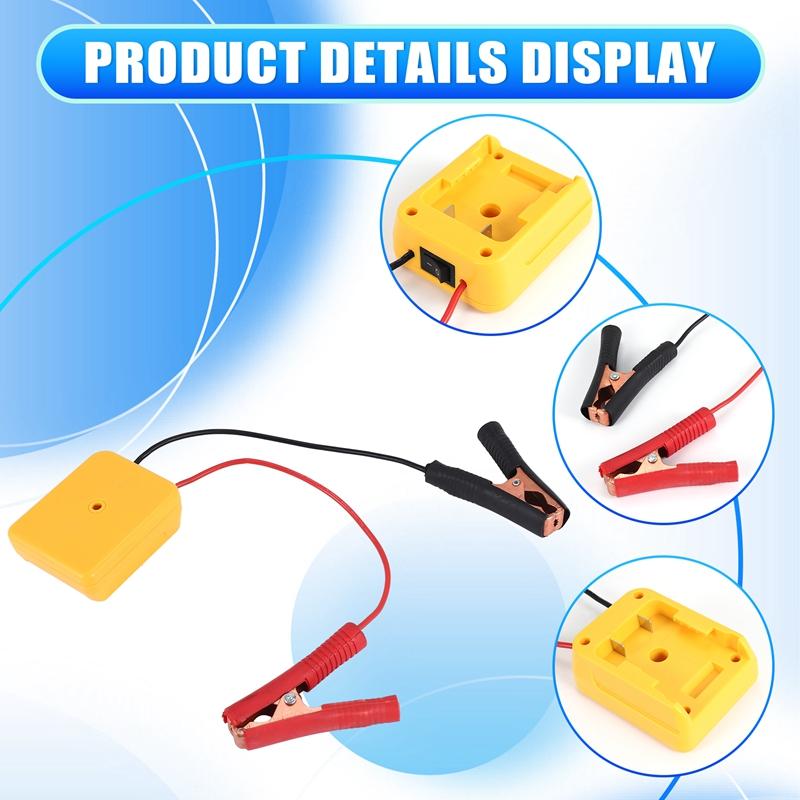 Car Emergency Start Power Supply Automotive Battery Charging Treasure For Dewalt