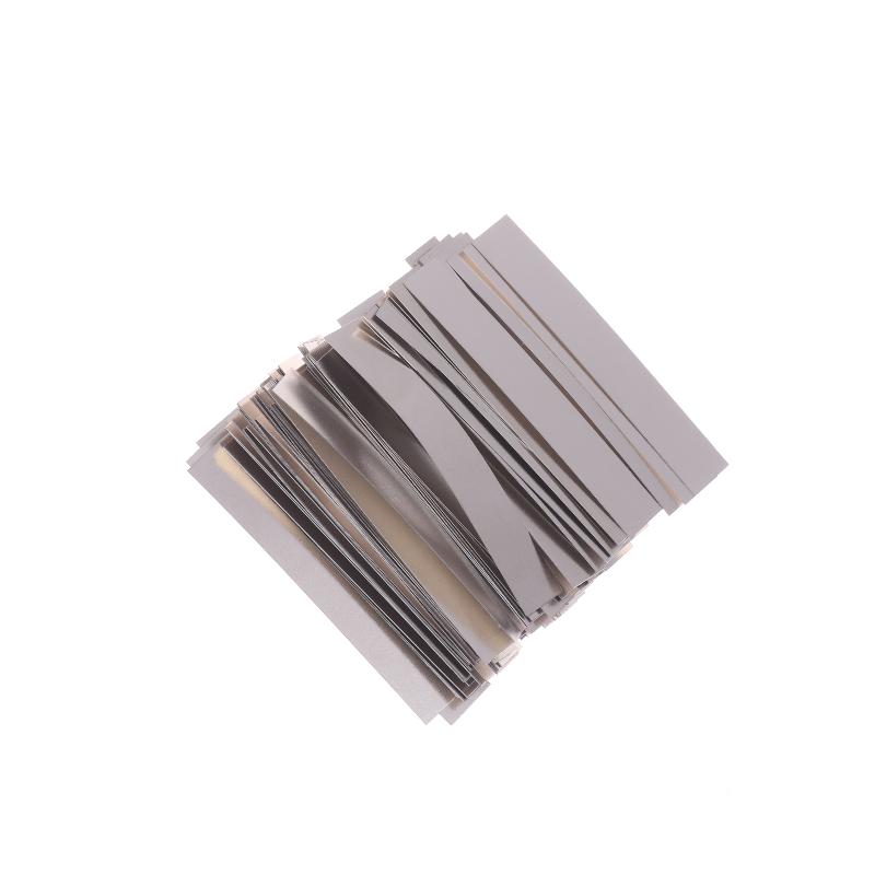 100Pcs/pack Nickel Plated Steel Strip Nickel Plate Strap Strip Sheets DIY For 18650 Battery Spot Welding Machine Welder Spot