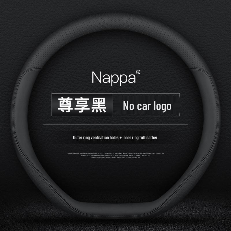 Genuine Leather Steering Wheel Cover for MG6/MG Pilot HS 5, Roewe ZS, and Roewe 3SW