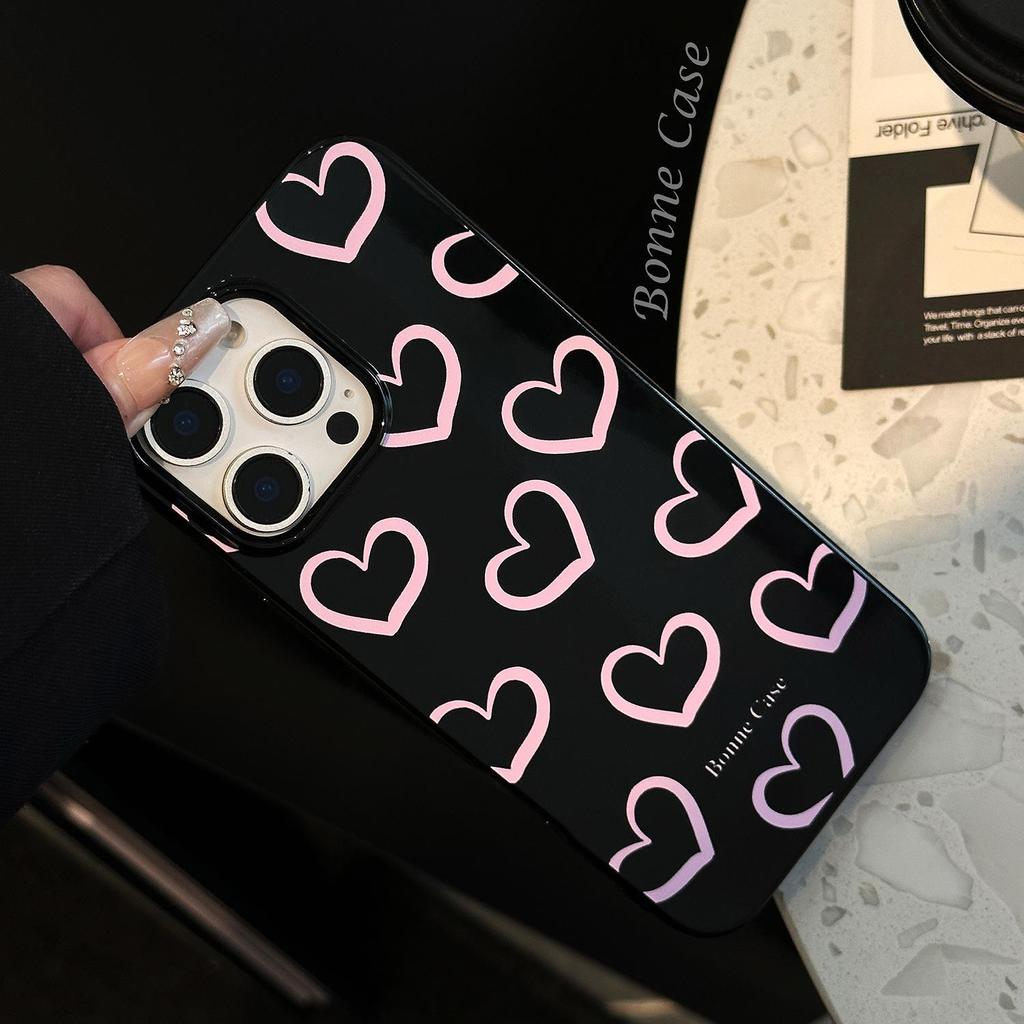 Pink Heart Phone Case for iPhone 17 and iPhone 17 Pro Max