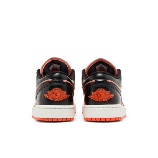 Air Jordan Air Jordan 1 Low SE 'Rush Orange Black' DM3379-600 Women's Shoes