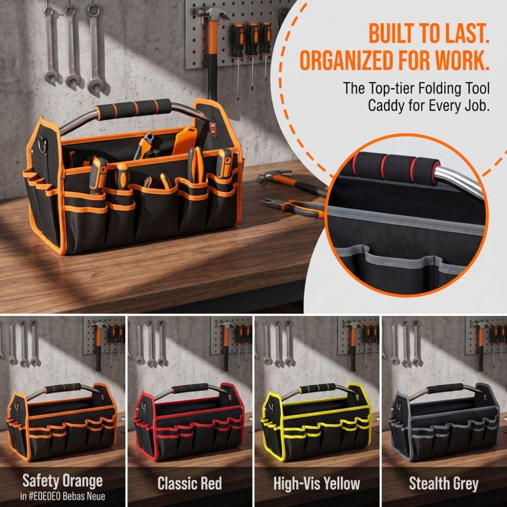 Large Capacity Large Storage Toolbag Waterproof Tool Kit Handbag Carpenter Work
