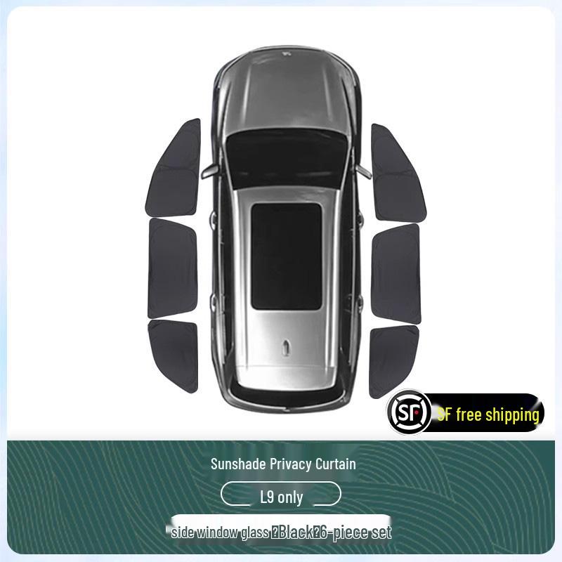 Ideal L6L9 Car Sunshade: Heat Insulation, Privacy, and Light-Blocking Curtain