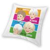 Golden Girls Pals And Confidants Square Pillowcase Polyester Linen Velvet Pattern Decorative Pillow Case Car Cushion Cover 18"
