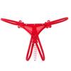 Damen Sexy Schrittlose Höschen Cutout Anhänger Perlen Lingerie Unterwäsche Spitze G-String Tanga T-Hosen Perlen Massage Unterhose