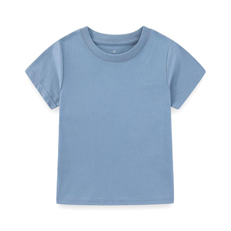 KIDDIEZOOM Modisches und bequemes kurzärmeliges T-Shirt für Säuglinge und Kleinkinder, Jungen und Mädchen, 100 % reine Baumwolle, weiche Neugeborenenkleidung