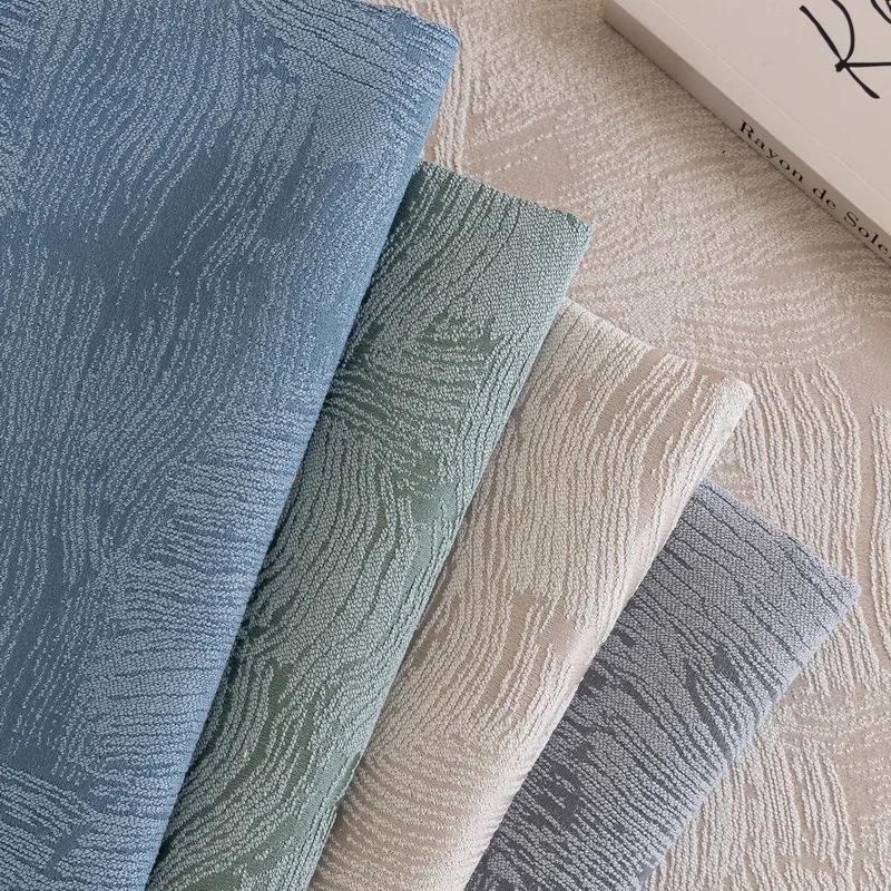 Chenille Texture Pattern Sofa Mat Solid Color White Edge Anti Slip Sofa Cover Comfortable Home Living Room Decor Couch Cushion