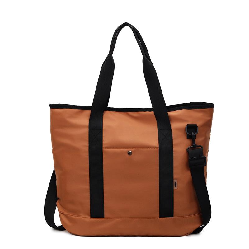 

Large-capacity Korean-style Fashionable Crossbody Bag for Women, Color-blocking Casual and Versatile Single-shoulder Bag коричневий