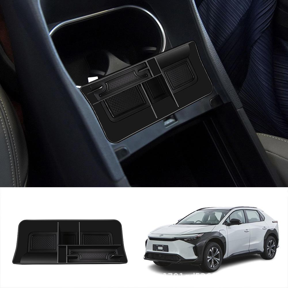 Car Armrest Storage Box For Toyota BZ4X BZ 4X   Central Console Container Trays Organizer Interior Auto Part Accessories