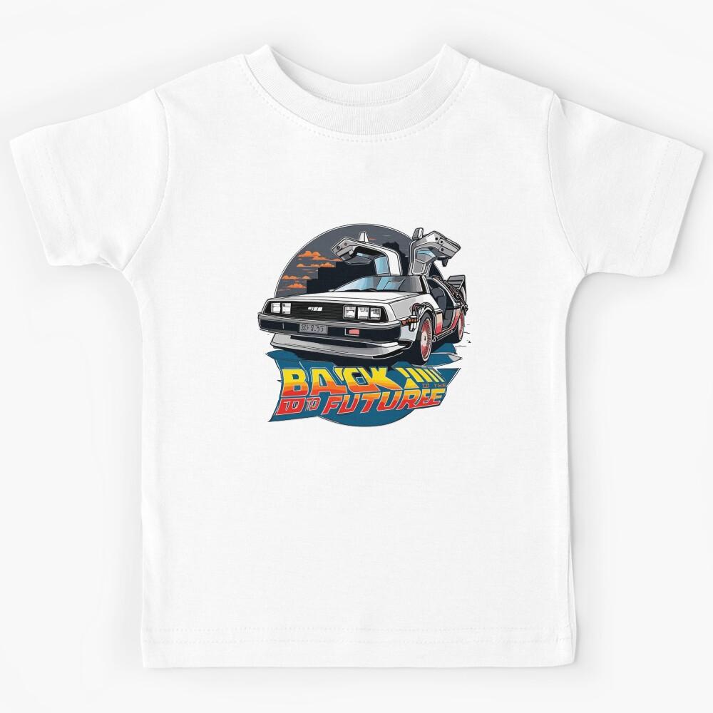 Vintage Classic Car Delorean DMC-12 Design Kids T-Shirt 100