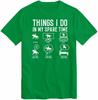Horse Racing Things I Do In My Spare Time Tshirt Enthusiast Equestrian Birthday