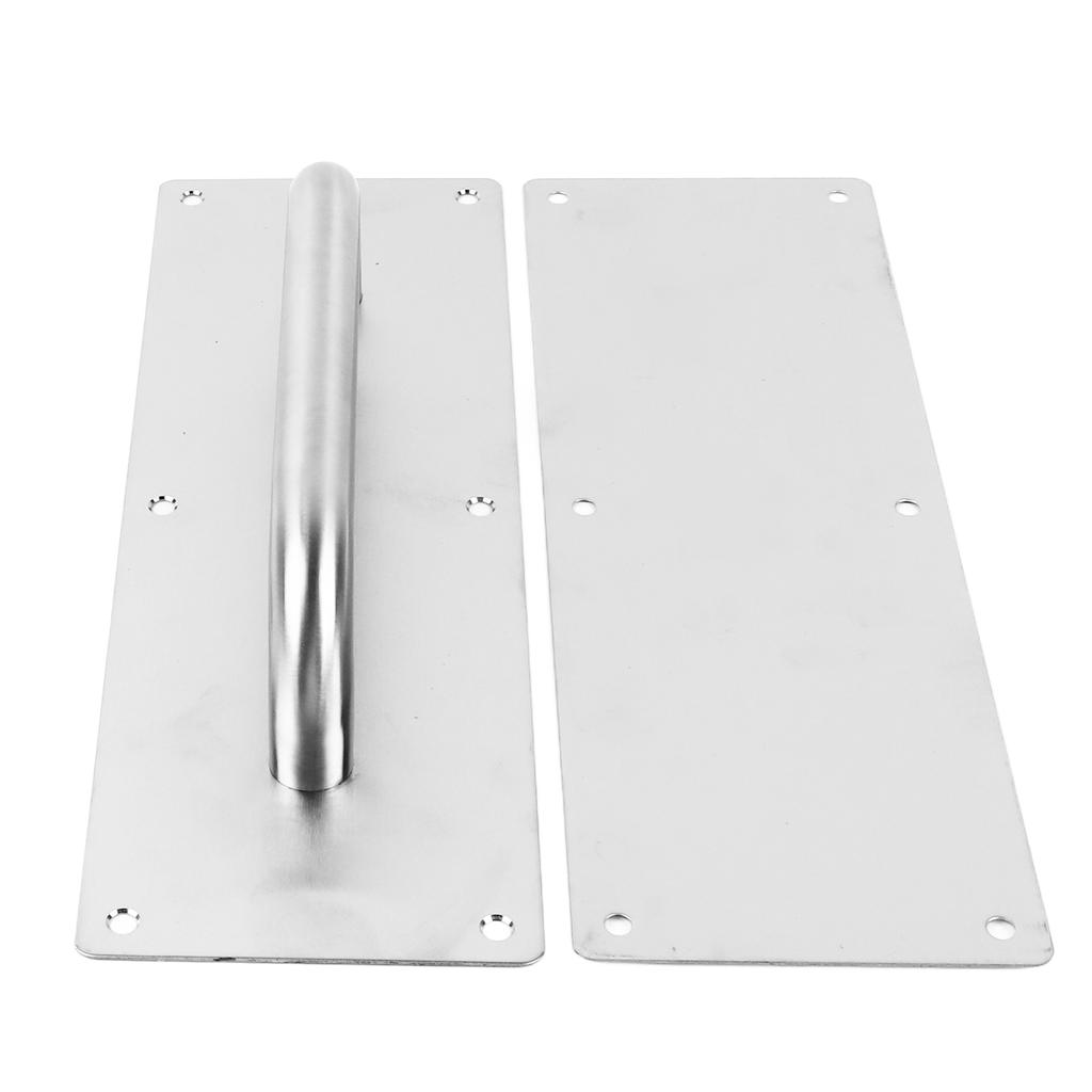 Edelstahl Türgriff Zugplatte Drückplatte Gewerblicher Türgriff mit Schrauben für Zuhause Büro