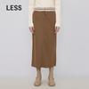 2023 Autumn Straight Slit Midi Skirt