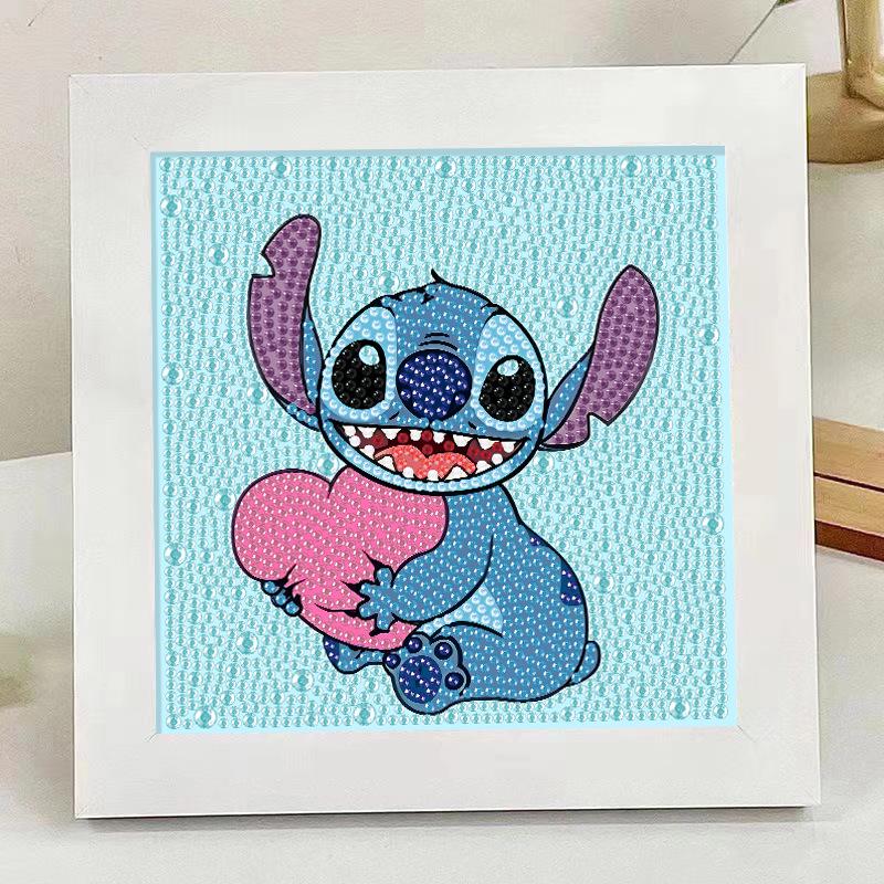Kids Rhinestone Diamond Painting Kit with Frame – DIY Sticker Art Gift