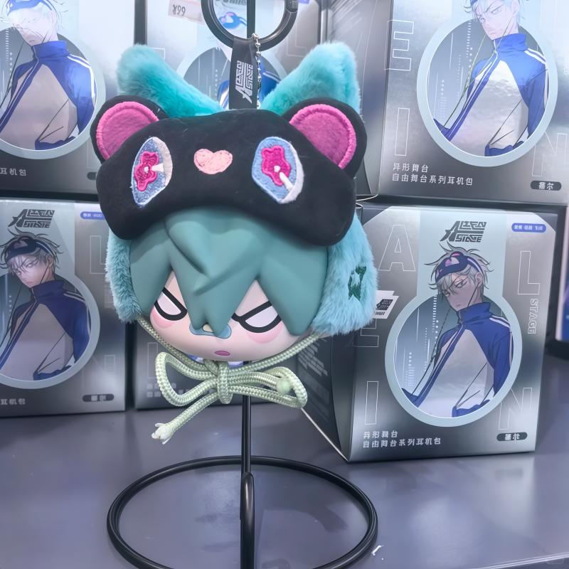 Stock Alien Stage Free Stage Series Silicone Earphone Case Till Ivan Anime Peripheral Ornament Accessory Mascot Gift