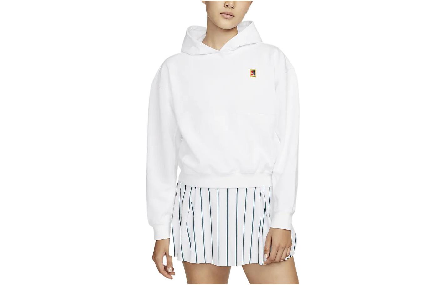 Nike Sweatshirts Women s White Hooded Moderate Regular DC3581-100 S