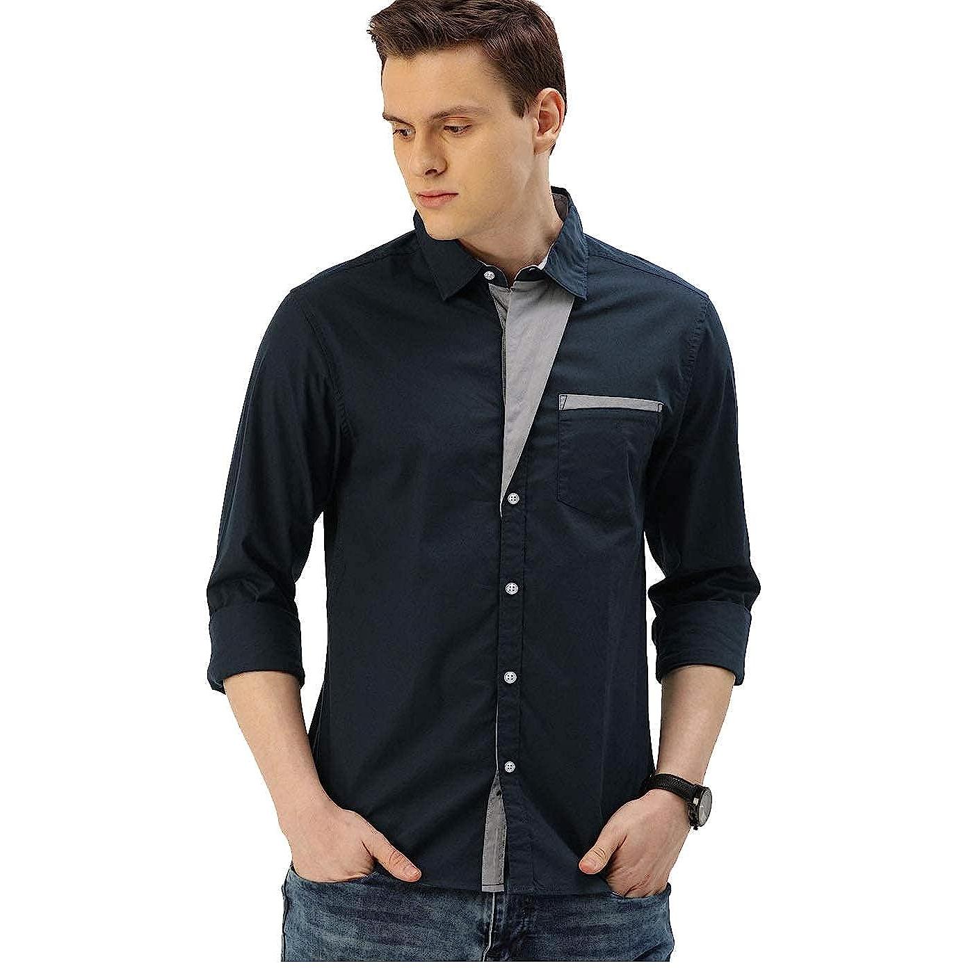 

Модная вечерняя одежда из твердого атласного хлопка мужская рубашка