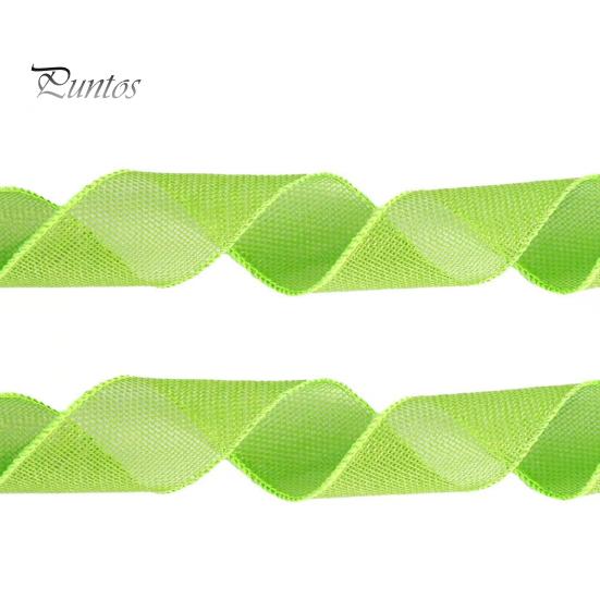 4 Rollen farbiges Band, 5 m, Jute-Bänder mit Draht, farbechtes Bastelband, Zubehör für Osterkränze, Geschenkverpackungen, Hochzeitssträuße