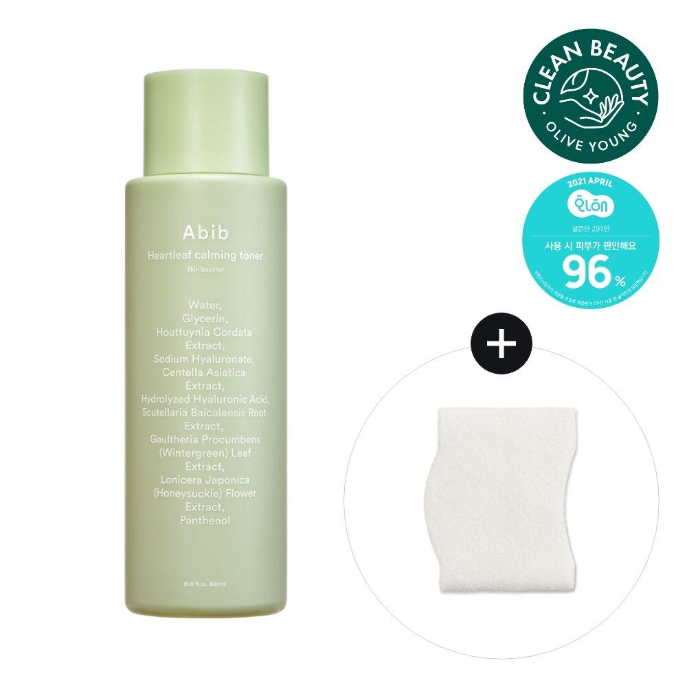 

Abib Heartleaf Calming Toner Skin Booster, специальный набор 500 мл