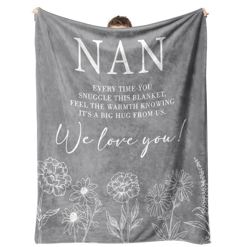 

Playful 50th Birthday Collage Throw blanket - Humorous Milestone-Themed Soft blanket for Festive Cozy Home Decor 130x150cm