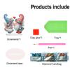 5D DIY Romantic Valentines Day Diamond Tabletop Decor Cat Rose Dog Rose Small Flower Bed Rose Hot Air Balloon Tabletop Decor