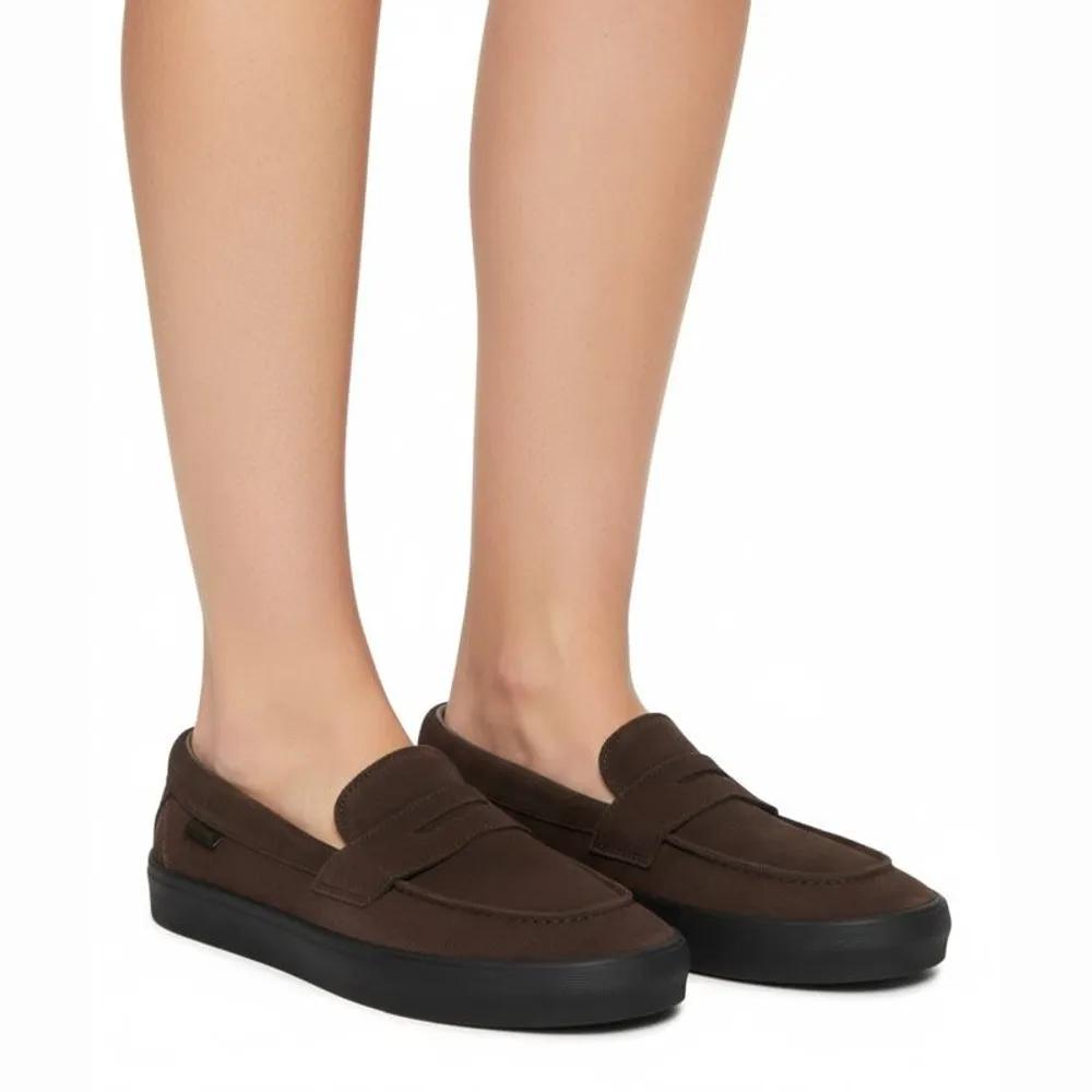 Vans Skate Loafers Suede Brown Black Sneakers VN000VA6Y491 215