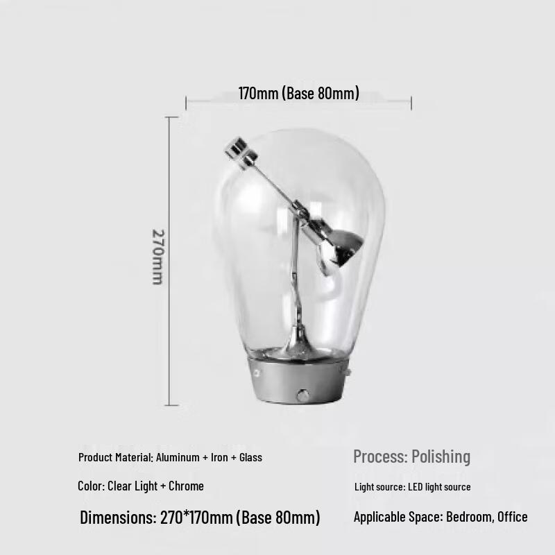 

Oeny Touch-Dimming Reading Desk Lamp