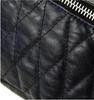 Schott Padded Shoulder Bag with Diamond-Shaped Quilted Lining and Check Pattern, Model 3109023, 7823976006