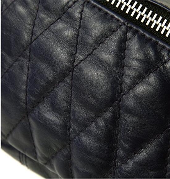 Schott Padded Shoulder Bag with Diamond-Shaped Quilted Lining and Check Pattern, Model 3109023, 7823976006
