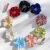 Silvr Bear Premium Satin Scrunchies for Women/Girls | Pack of 10 | Anti-Hair-Breakage Hair Ties, Scrunchy For Women, Best Gift for Sister, Friend, M
