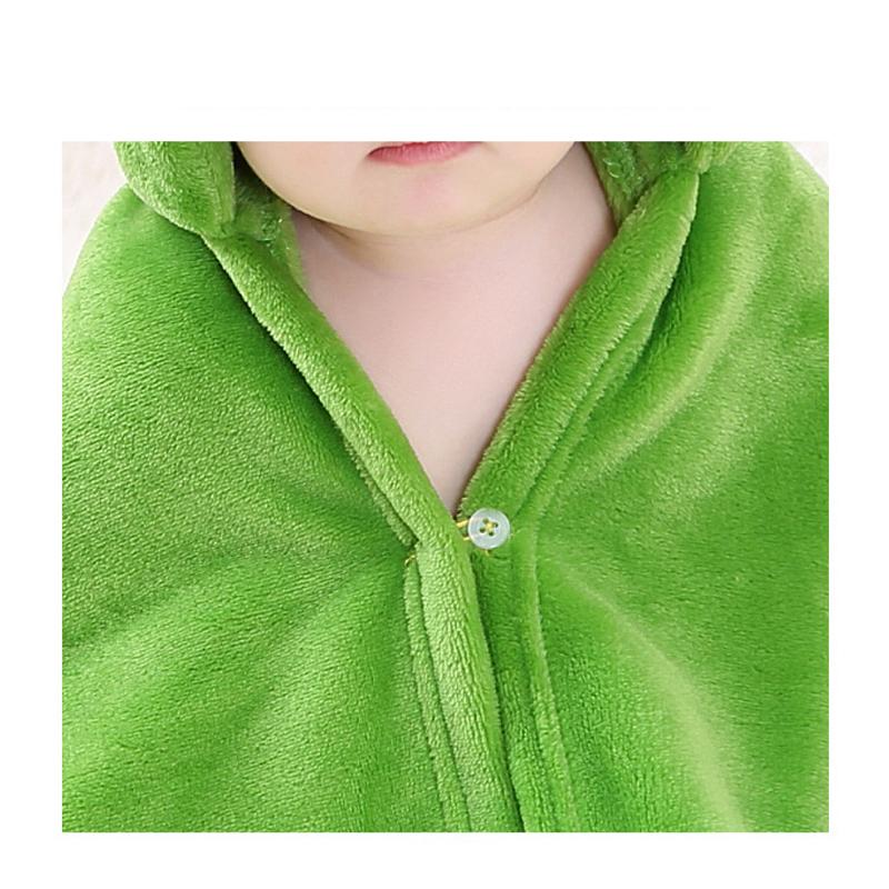 Schöne Baby Mädchen Cartoon Kapuzen Bademantel Kind Kleinkind Bade Handtuch Robe