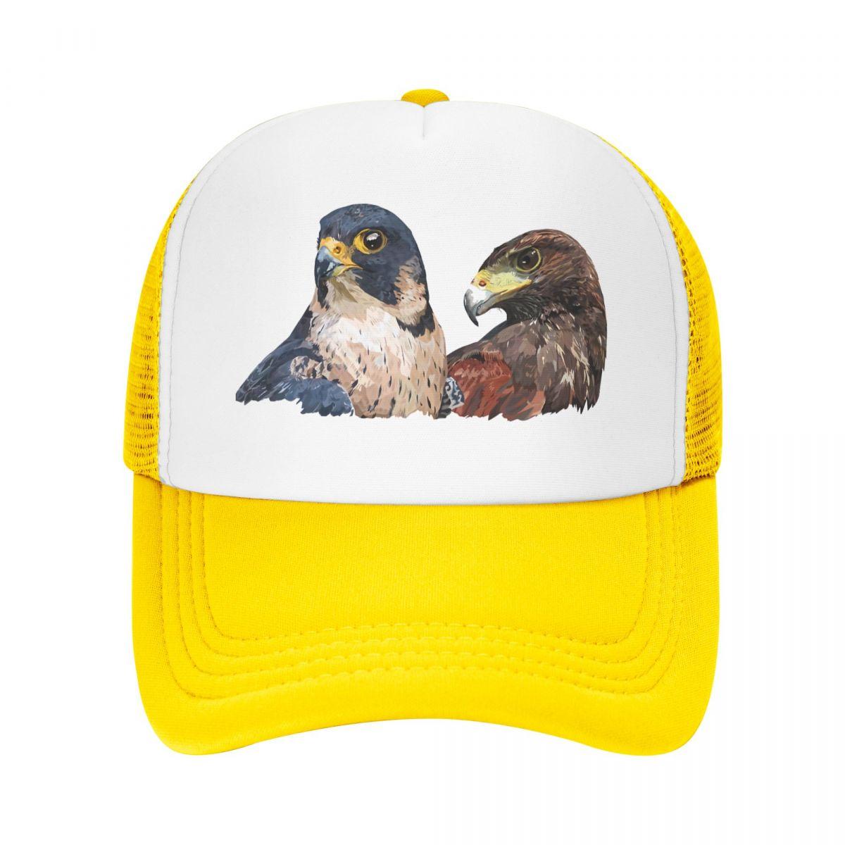 

Falconry Austringer Hawk Trucker Hats Harris Two Classic Mesh Net Бейсбольная кепка Snapback Открытый Kpop фуражка для женщин унисекс One Size