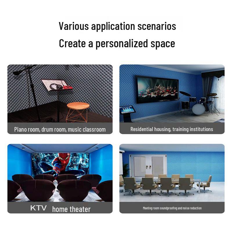 High-Density Flame Retardant Soundproofing Egg Crate Foam for Recording Studios
