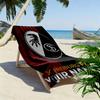 Benutzerdefinierter Name SC Freiburg Druck Strandtuch, Großes Weiches Schnelltrocknendes Handtuch für Strand Camping Schwimmen_xia