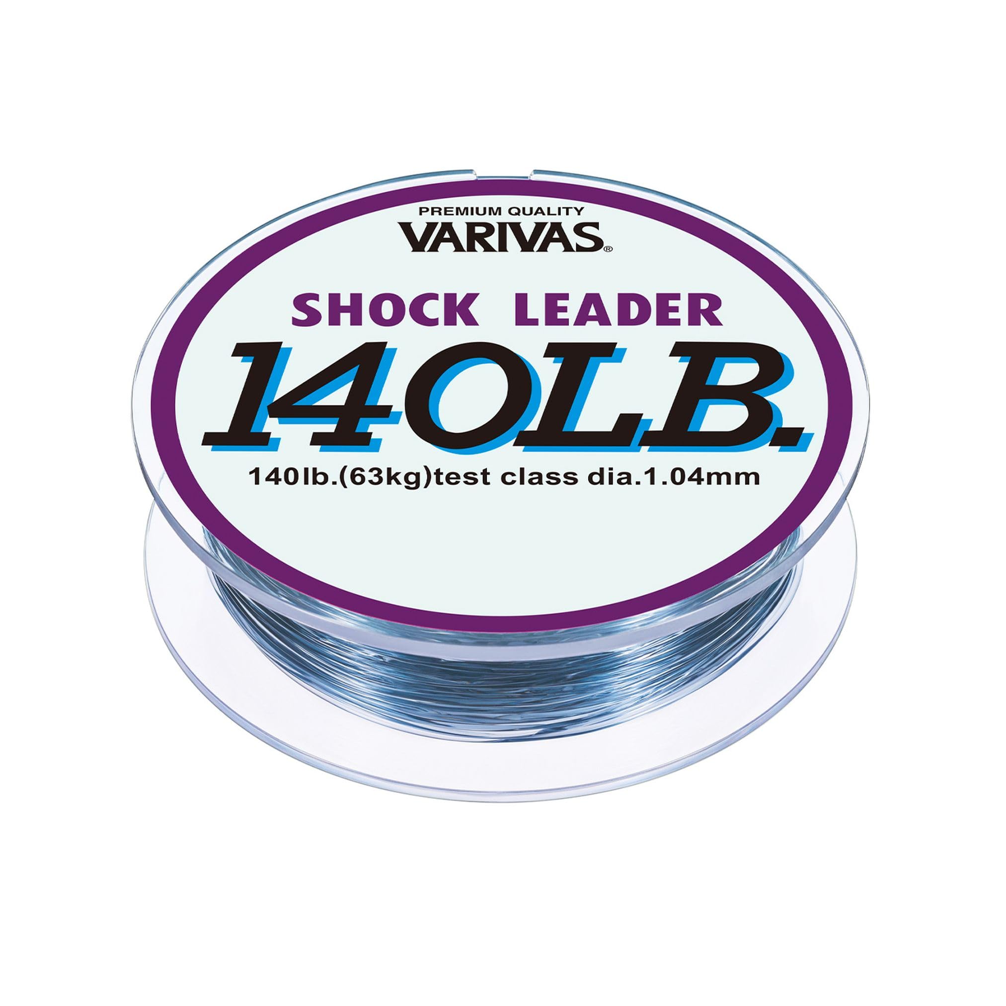 

Morris Varivas Shock Leader, Nylon, 50m, 40#, 140lb, Mist Gray
