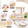 Children Drum Kit Wooden Musical Instruments ideal for Toddlers Infant Preschool Learning Musical Playthings Montessori Style Playthings ideal for