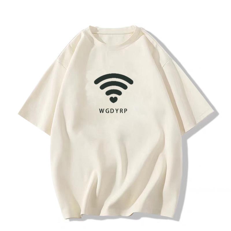 

Женская летняя футболка из белого хлопка большого размера, свободный повседневный топ с коротким рукавом, стиль 2025 lazy L