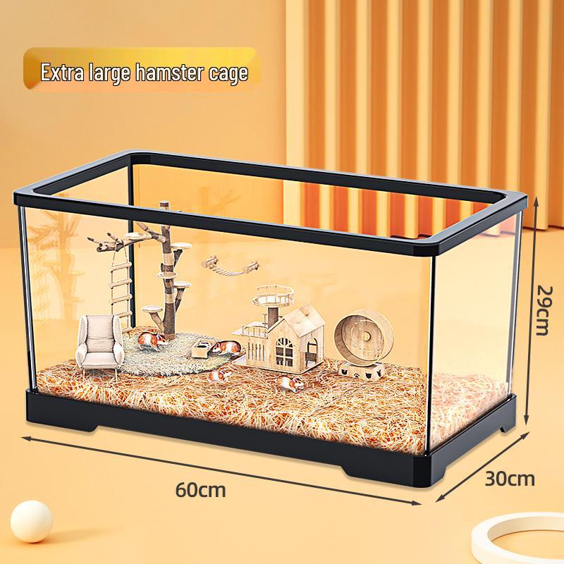 Large Acrylic Hamster & Chinchilla Cage Villa Breeding Box
