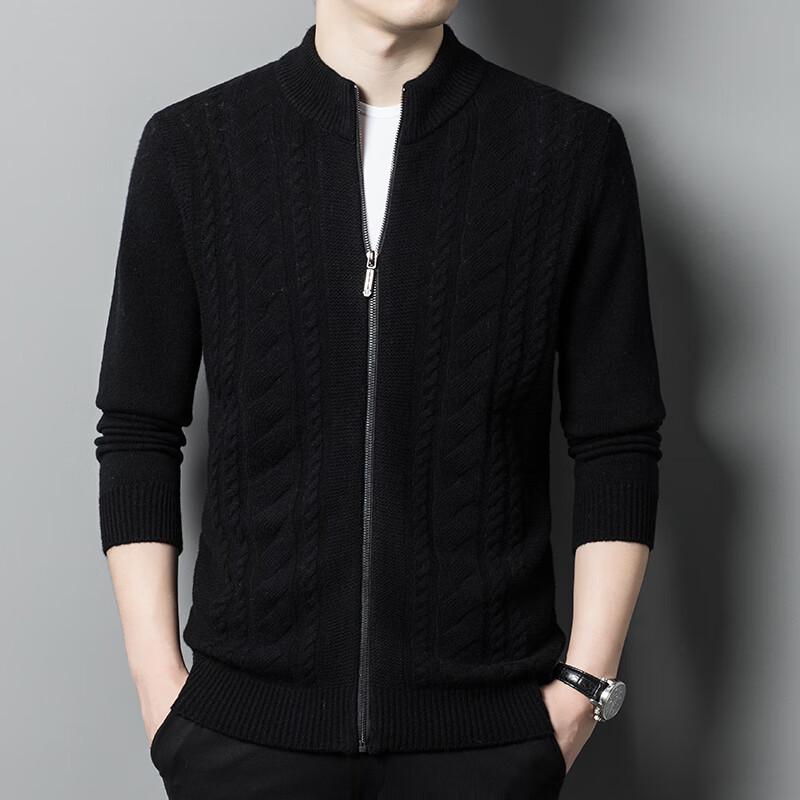 

Firstview Men s Double-Ply Wool Cardigan Sweater FV25D1587 XL