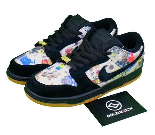 

Nike SB Dunk Low x Supreme Rammellzee - FD8778-001 EU 40.5 чёрный