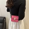 Premium Mini Bag Women's 2025 Summer New Diamond Chain Small Square Bag Fashionable Versatile Shoulder Messenger Bag