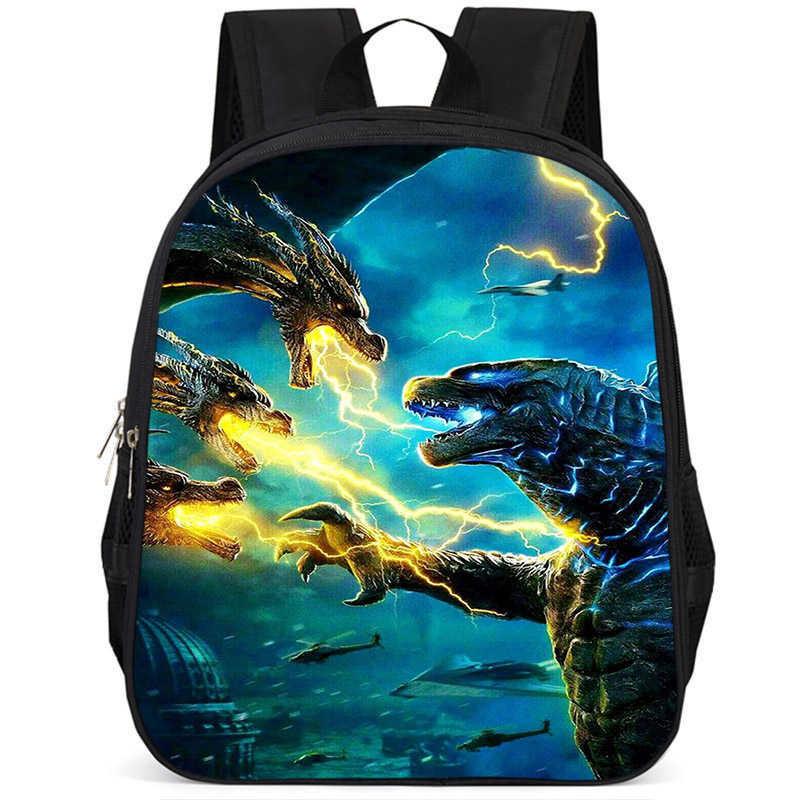 Stilingas Godzilla 15 colių didelės talpos lengvas mokyklos kuprinė vaikams