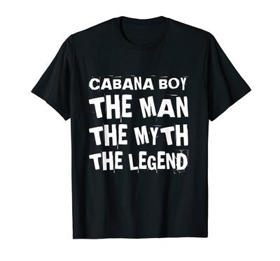 Cabana Boy Funny Summer Pool Party Bartender Bartender Men's T-Shirt