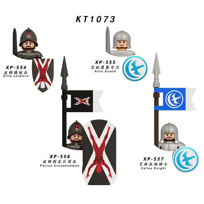 Mittelalterliche Ritter Serie Figuren Bausteine Krieger Soldaten Wachen Löwenherz Krankenhaus Deutscher Ritter Schlacht Hirte Kindergeschenk